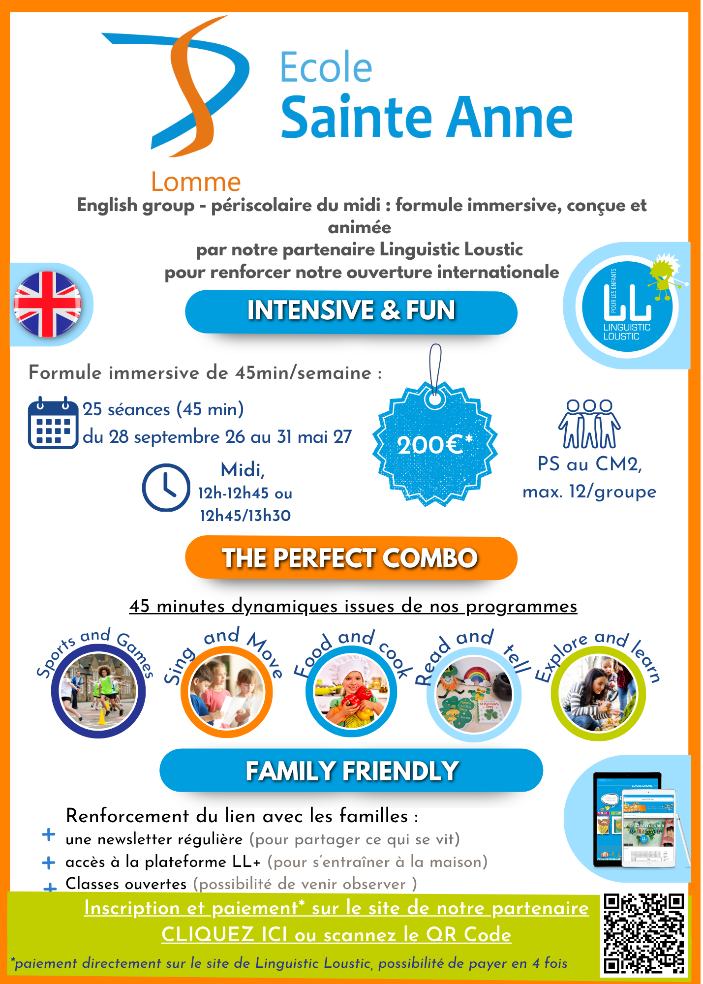 Ateliers en Anglais - 2026-2027 - École Sainte Anne, Lomme – Image 3